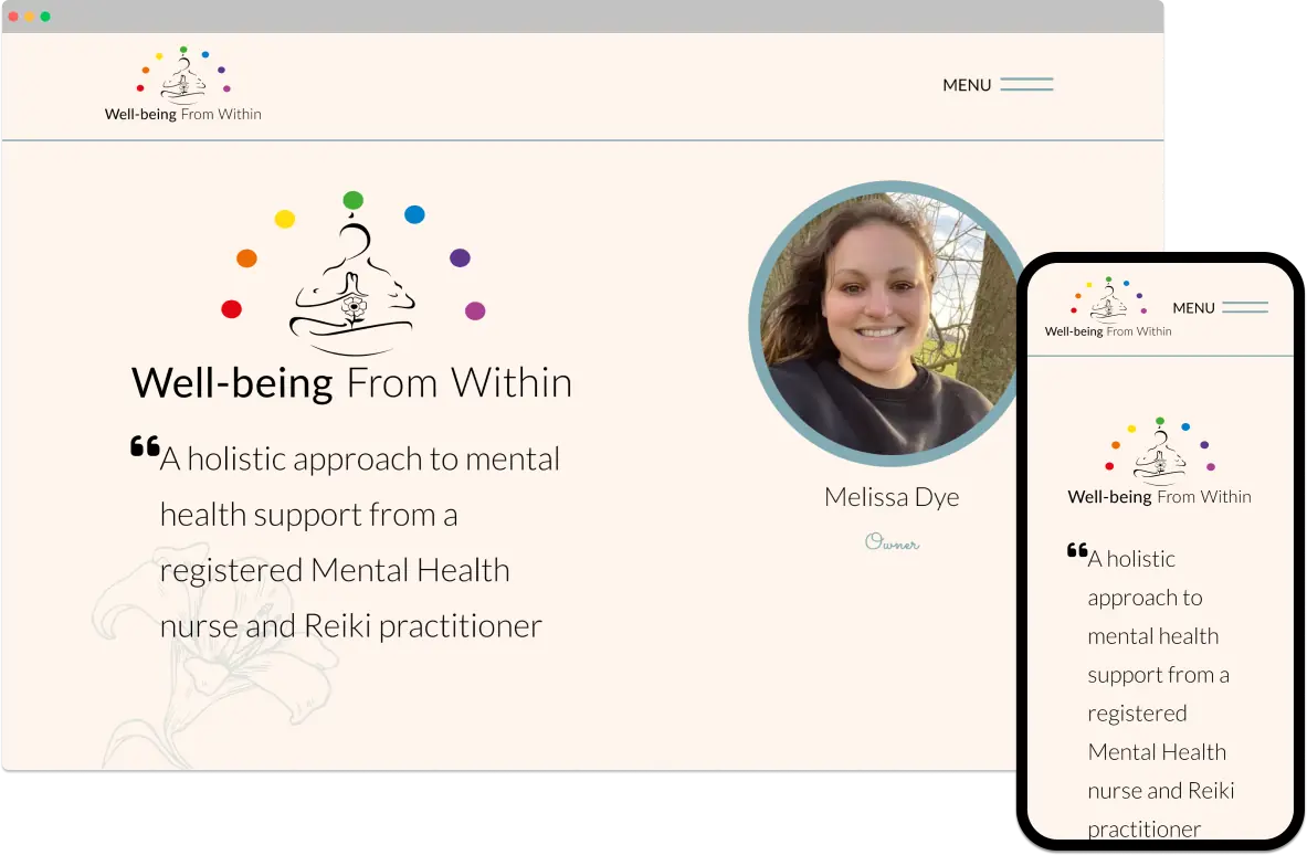 Well being website design by Parrot Media